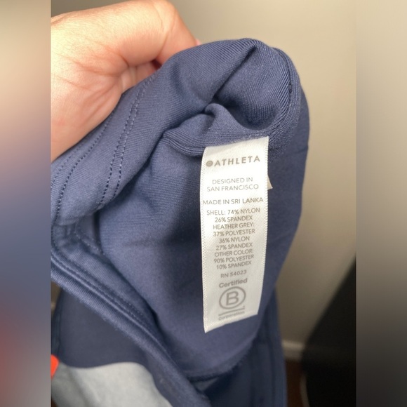 Nwot Athleta Crest Colourblock Leggings - Picture 7 of 8